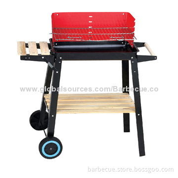 Charcoal Barbecue with Superior Quality, Easy, Portable, Made of Carbon Steel